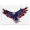 Stupell Industries Patriotic Pattern Eagle Wall Plaque By Joseph Burgess